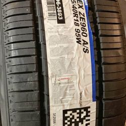 235/40/18 Falken Ziex ze960 A/S set of (2)
