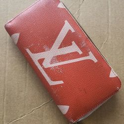 AUTHENTIC LOUIS VUITTON GIANT MONOGRAM CONTINENTAL WALLET 