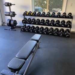 Iron Grip Weights 5lbs-100lbs With Rack 