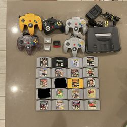 Nintendo 64 N64 Console Games 