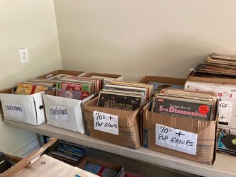 Large Vintage Record Collection