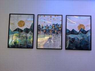 Framed Geometric Prints