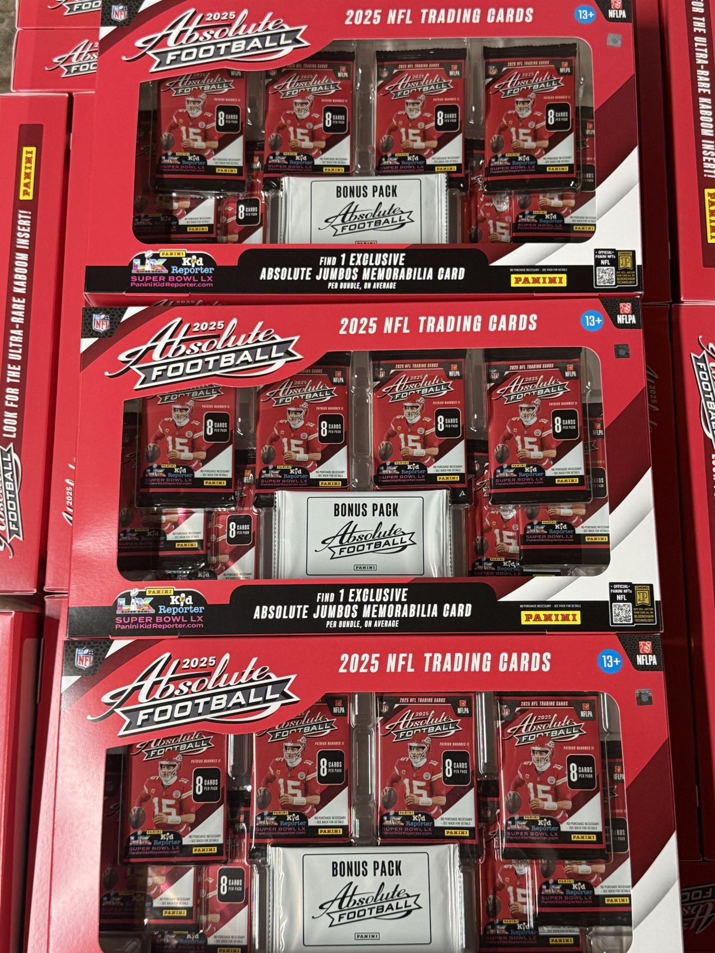 2025 Absolute Panini Football Sealed Box KABOOM CHASE