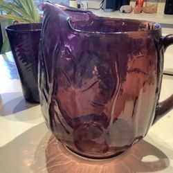 Purple Picture With Glasses 