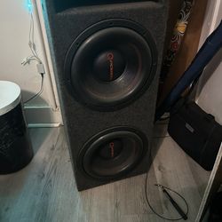 Two 12” Subs with Enclosure