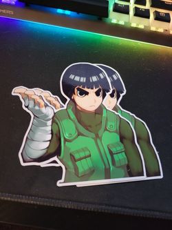 Naruto Rock Lee Medium Stickers