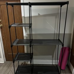 Black  Closet Organizer