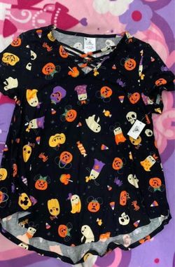 Disney Halloween Print Women's Top