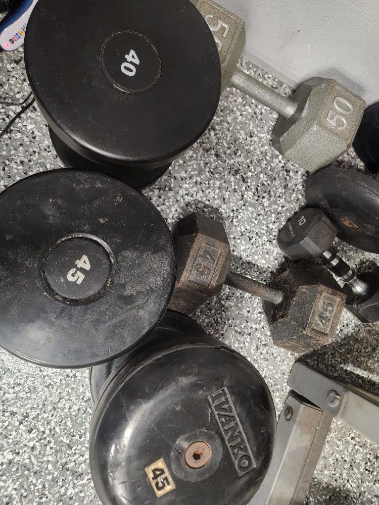 Gym Weights Dumbbells $40 Each