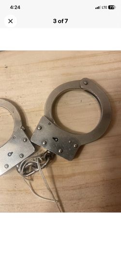 Vintage military issue handcuffs