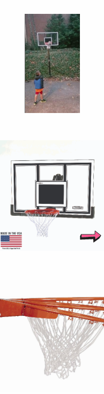 NEW Basketball Backboard Adjustable Wall Roof Portable Hoop System Sport Rim Shatterproof Polycarbonate Solid Steel Pro Slam Protective Glass*↓READ↓*
