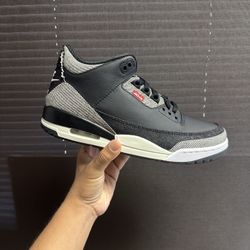 Air Jordan 3 Retro “Levi’s Black” (Men’s) 