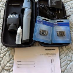 Panasonic ER-GK80 Unisex Wet/Dry Cordless Body Groomer & Rechargeable Trimmer