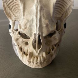 Halloween Skeleton Bat Moving Mouth Mask
