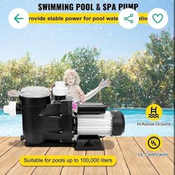Swimming Pool Pump 2.5HP