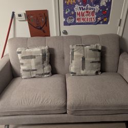  Modern Gray Loveseat – Cozy, Stylish, and Space-Saving