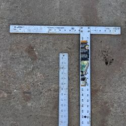 48 Inch Drywall T Square And 36 Inch Ruler