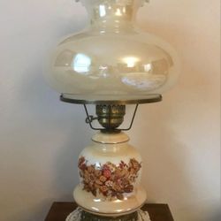 1970s Hurricane Lamp 