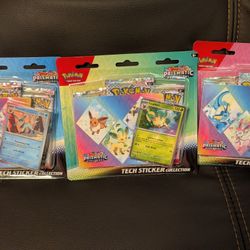 New Pokemon TCG Prismatic Evolutions Sticker Collection
