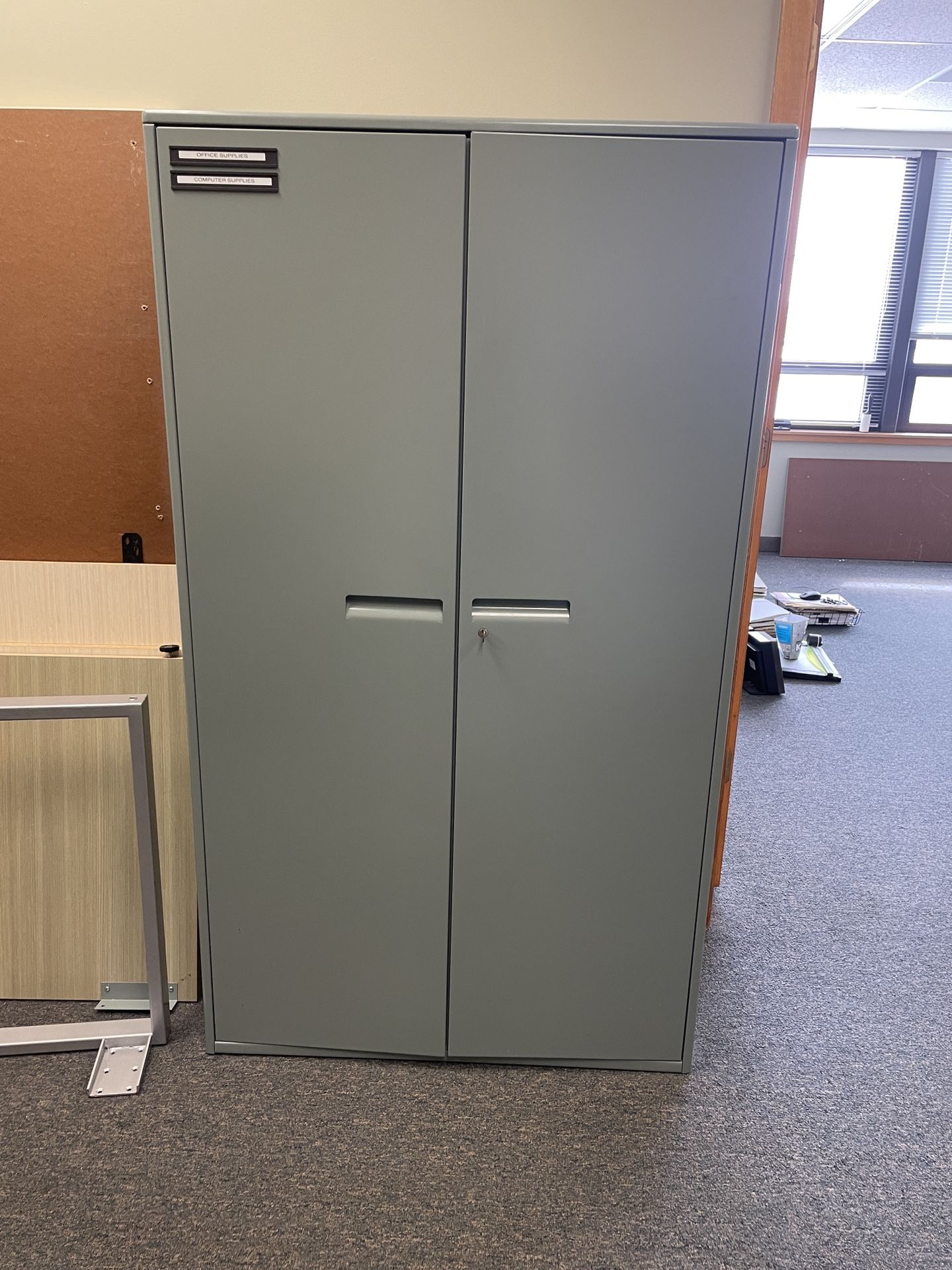 2-door Metal Storage Cabinet 36x60