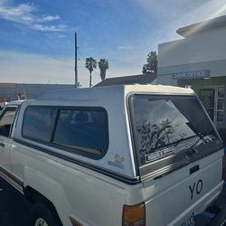 Vintage Brahma camper shell for Toyota short bed pickups