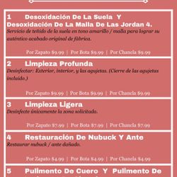 Davian Estrella -  Menú Re Restauración De Calzado