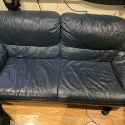 leather couch $50