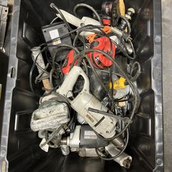 $1000 worth of assorted tools, equipment, air tools, drills, 