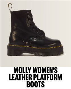 Dr Martens Molly Leather Platform