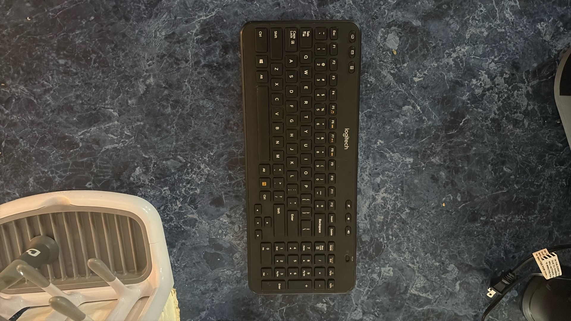 Logitech K360 Wireless USB Desktop Keyboard — Compact Full Keyboard,