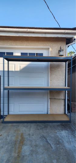 $100  4 Uline Tier Bulk Racks D Heavy Duty Storage Shelving