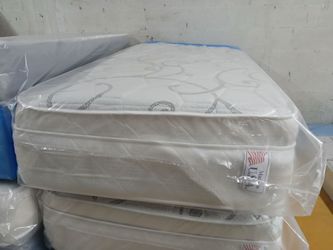 $160 Twin pillow top mattress only brand new free delivery same day
