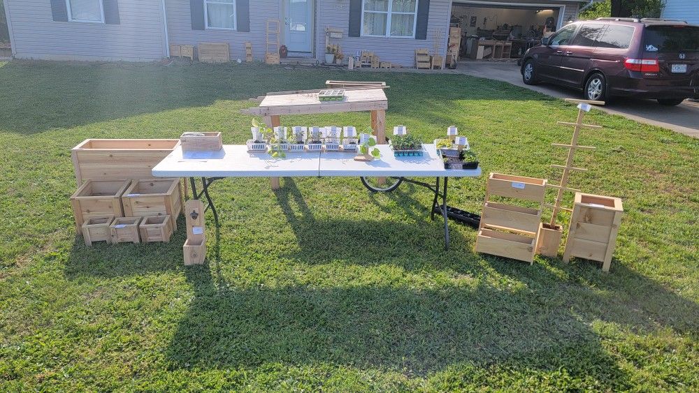 Veggie Plant Sale And Cedar PLANTERS