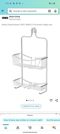 Better Living Venus Shower Caddy Aluminum 