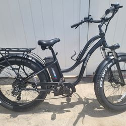 Sohoo ebike 26 inch beach cruiser fat tires