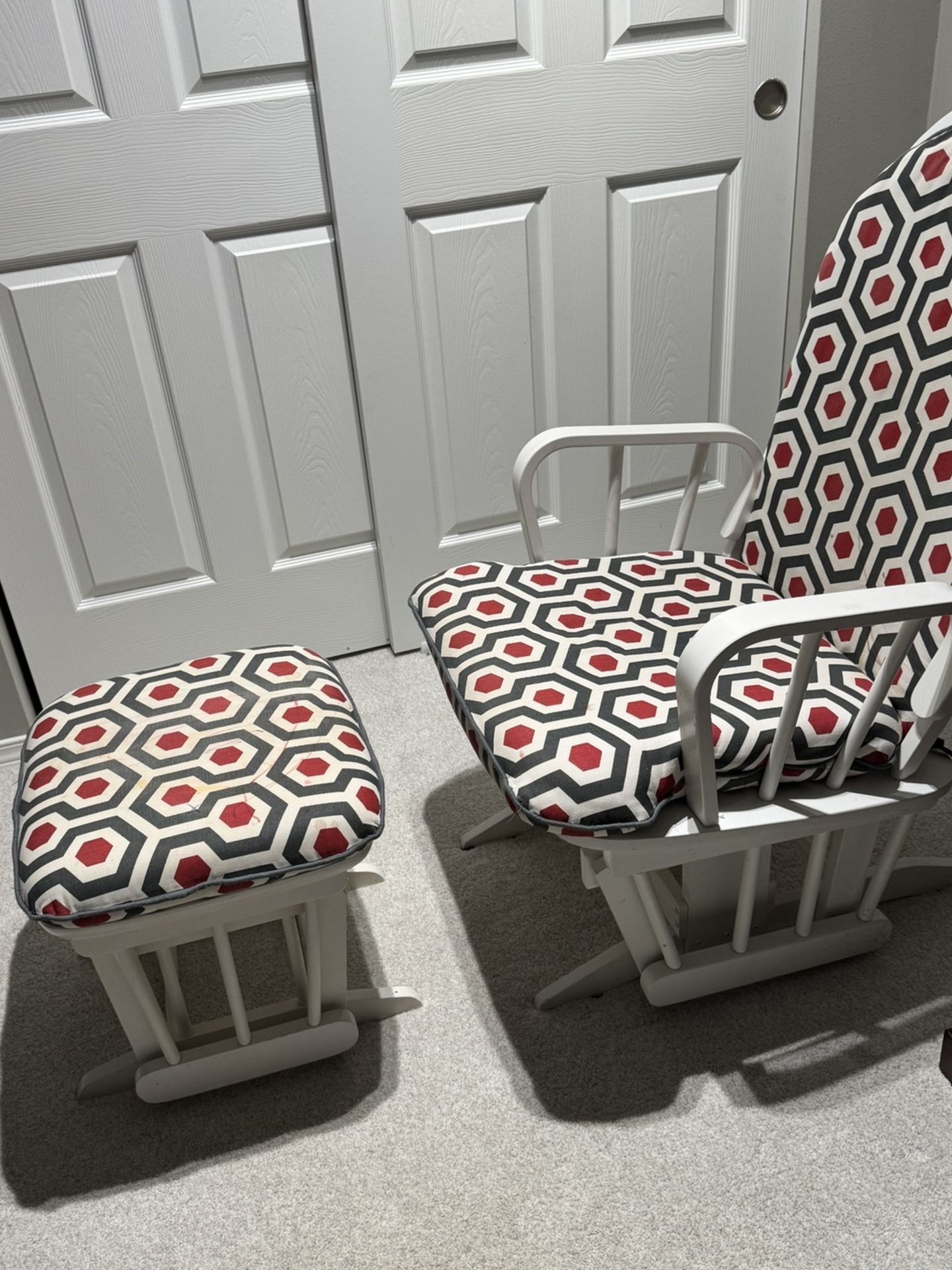 White Rocking Chair
