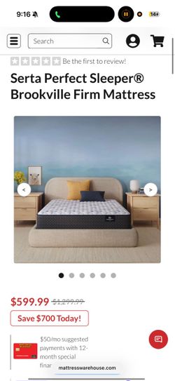 Serta Perfect Sleeper®️ Brookville Firm Mattress