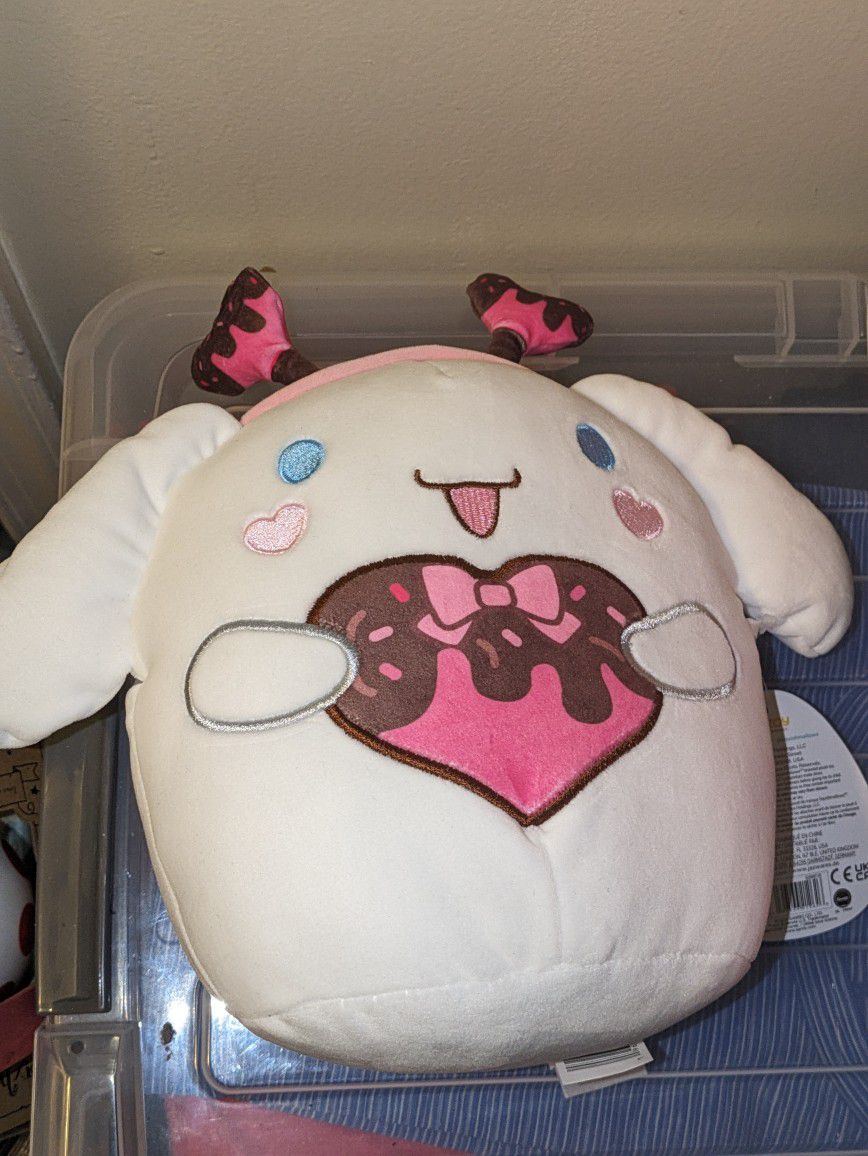 Squishmallows Hello Kitty - Cinnamoroll 2024 Valentine's Collection 8" Plush