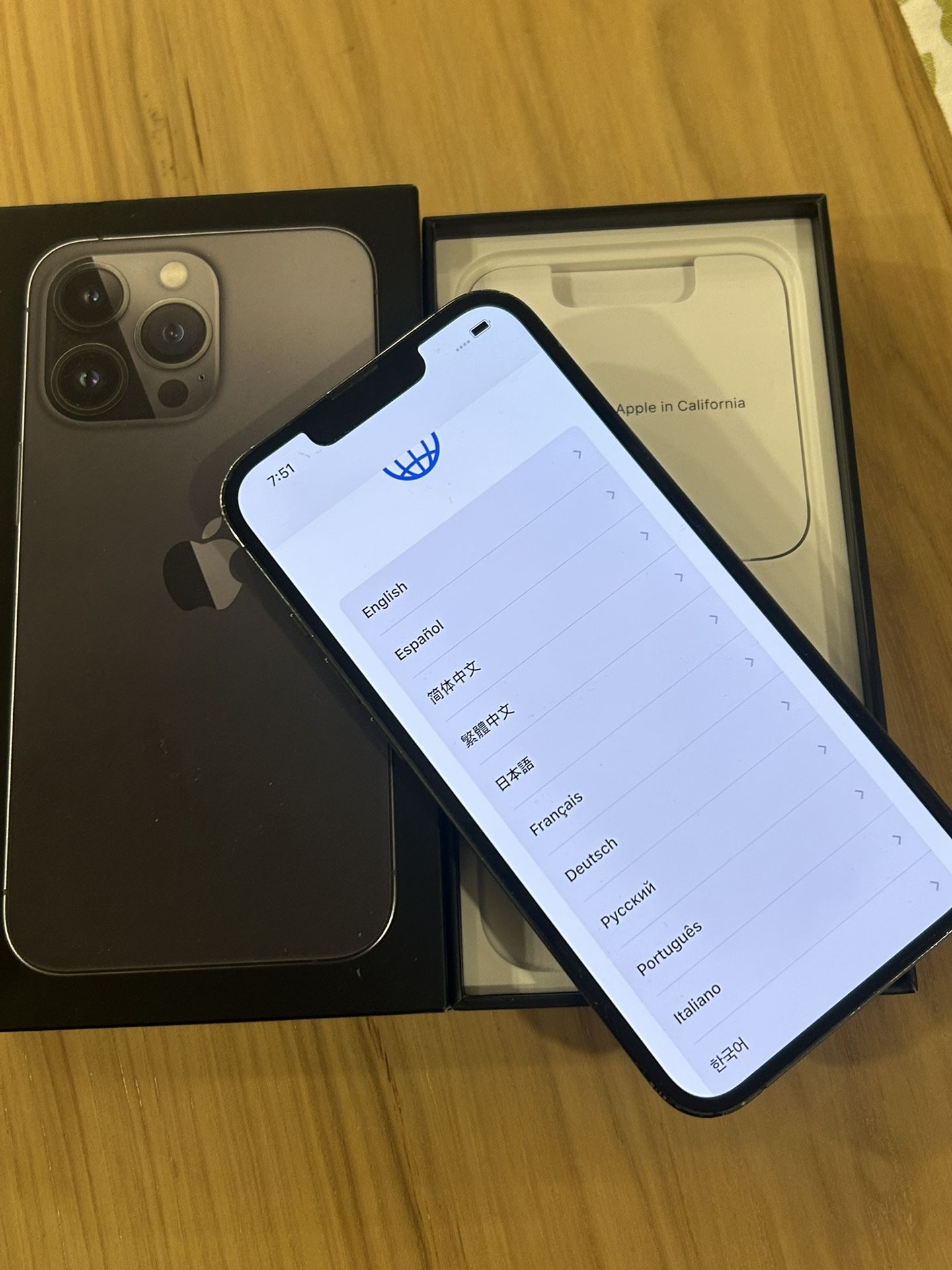 I Phone 13 Pro Graphite 128 GB Unlocked