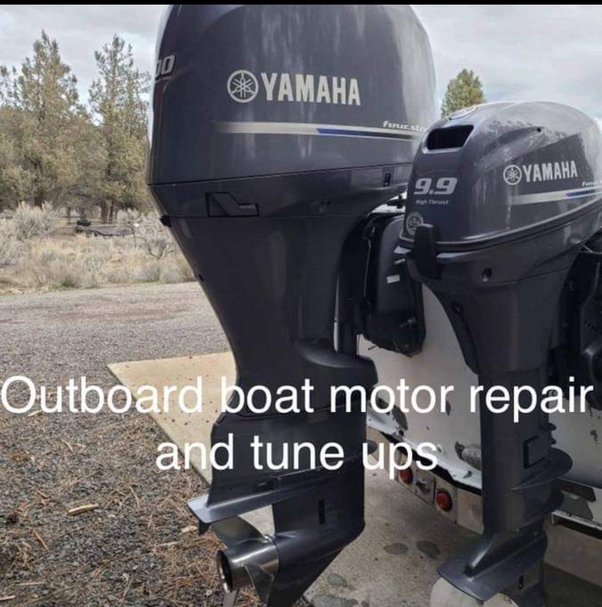 Outboard Motor Repair. Any make Honda Yamaha Evinrude Johnson Mercury Tohatsu