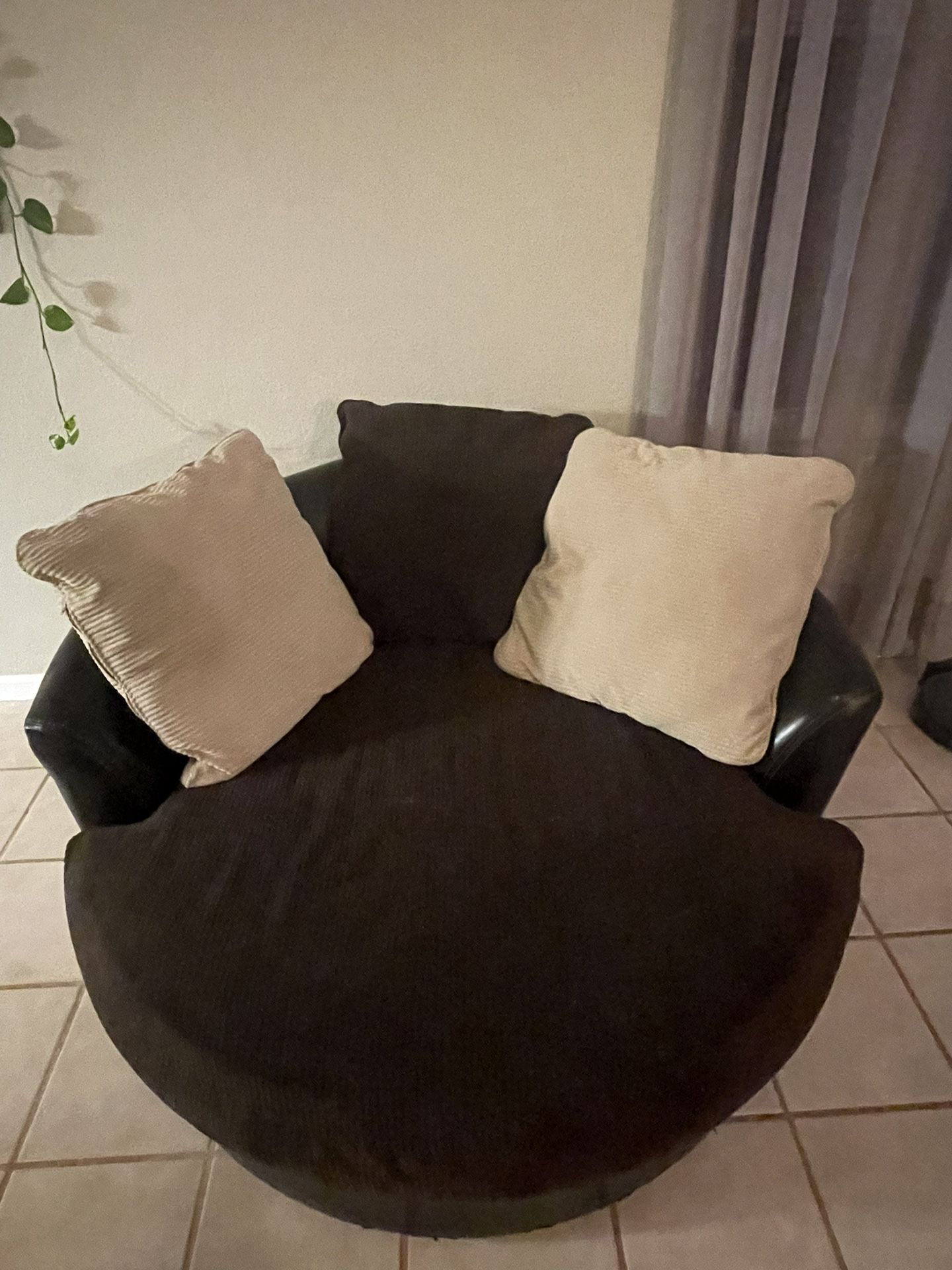 Sectional Couch and Rotating Circle Chair for Sale in Albuquerque, NM