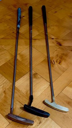 (3) Vintage Collectible Putters. BULLS EYE, Ray Cook, and PING