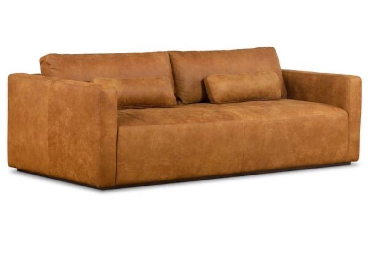 Poly & Bark Italian Leather Dema Sofa