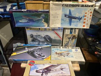 7 model airplanes (late 70’s-early 90’s)
