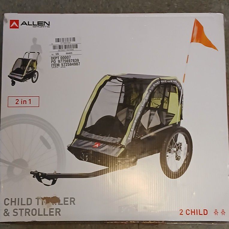 Allen Children's Stroller/ Trailer Combo