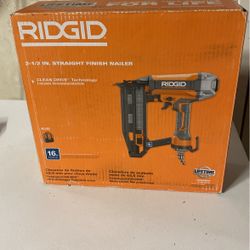 Ridgid 2-1/2 In Straight Finish Nailer 16GA