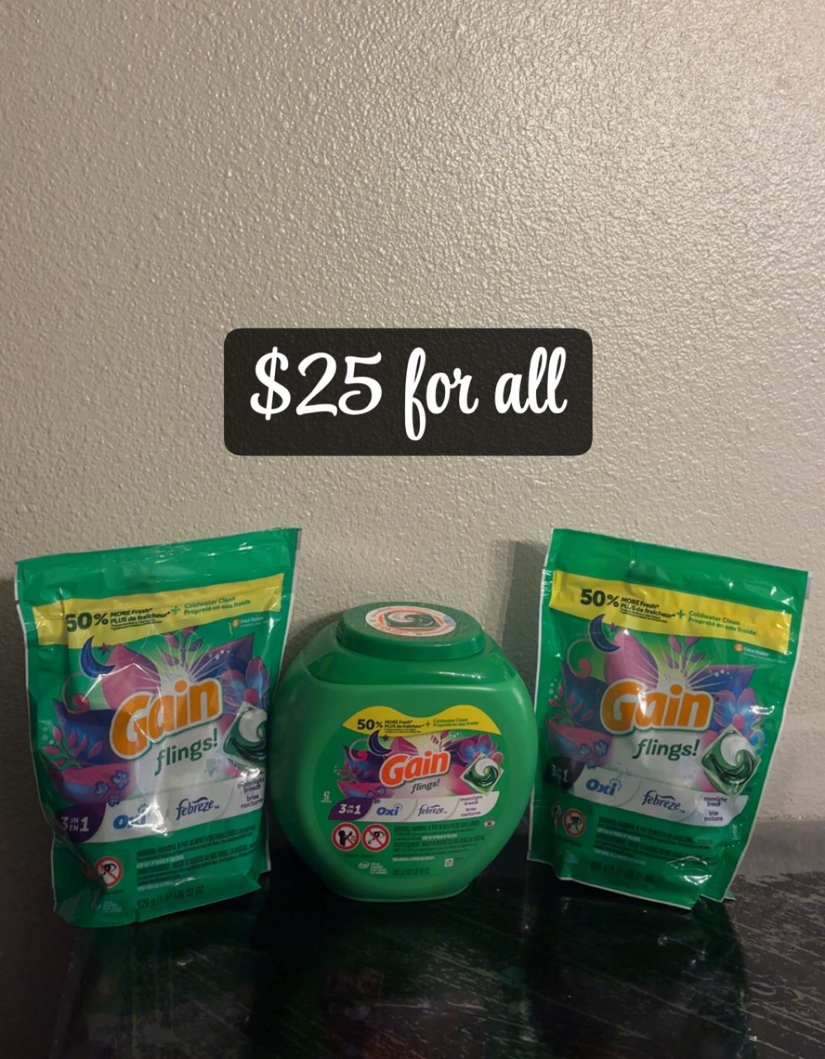 Gain Flings Bundle (104 Total ) 