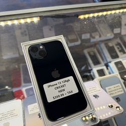 iPhone 13 128gb CRICKET ONLY (NEW)