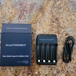 AmpTorrent Lithium Battery Rechargeable AA & AAA