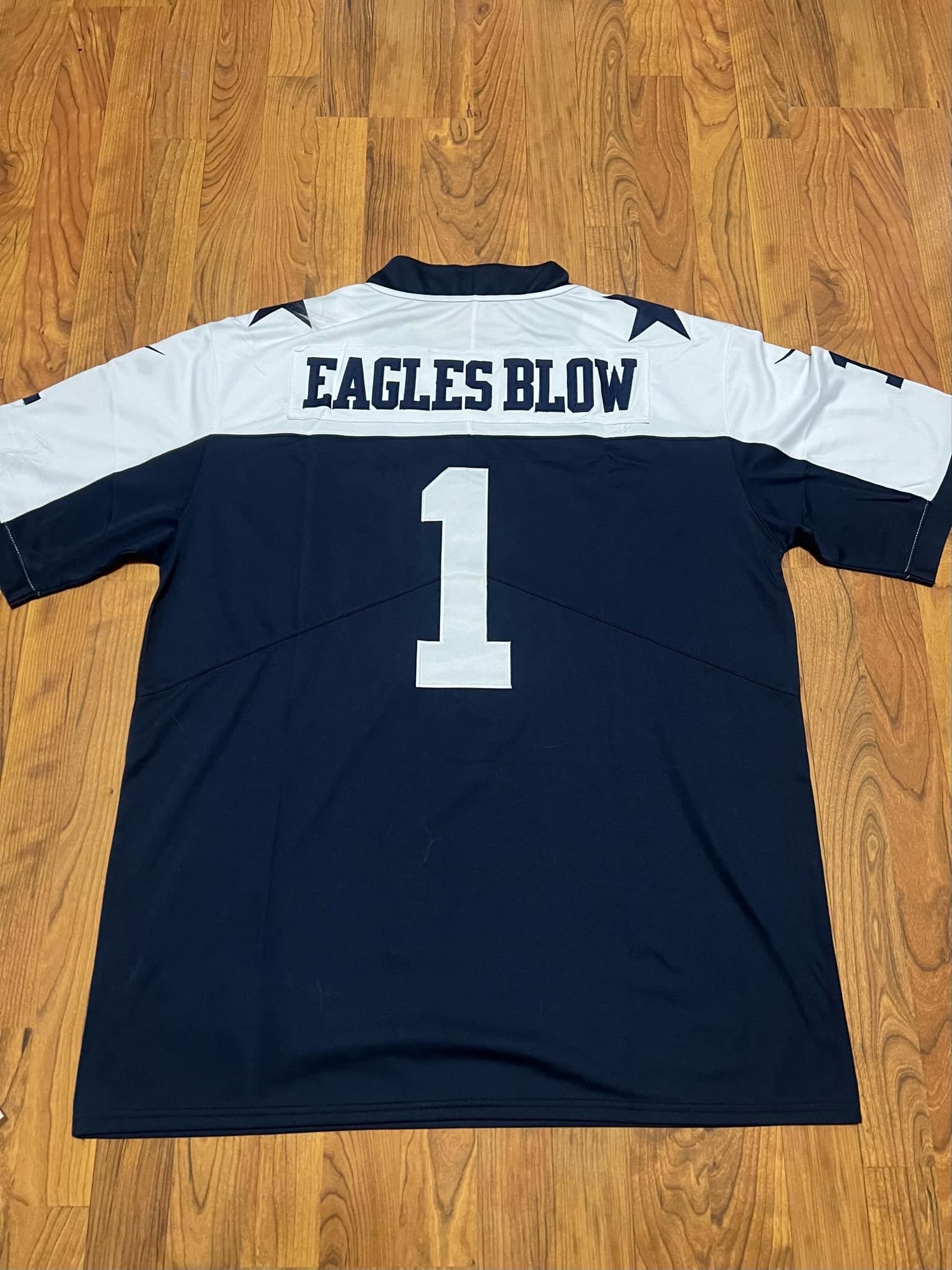 Dallas Cowboys Thanksgiving Throwback Eagles Blow Custom Jersey